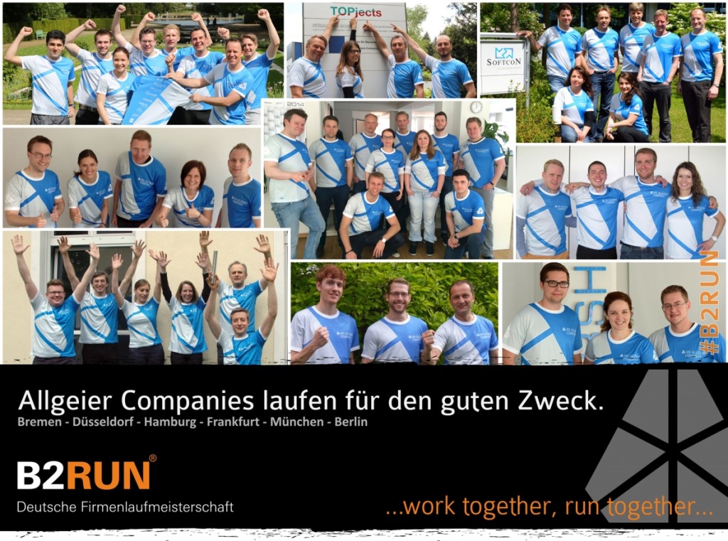 Allgeier SE Allgeier Companies laufen für den guten Zweck durch